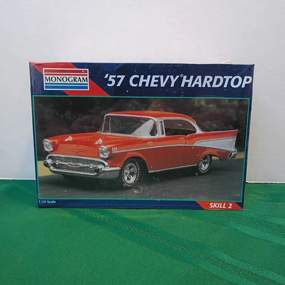 Monogram '57 Chevy Hardtop Model Kit 1/24 Scale #2225 Sealed